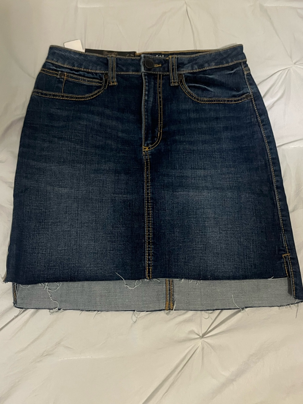 Wrangler Women's Dark Blue Denim Skirt